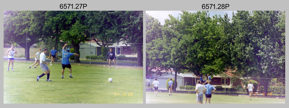 Soccer Match, 4th Field Survey Squadron, Adelaide, SA. 1994.