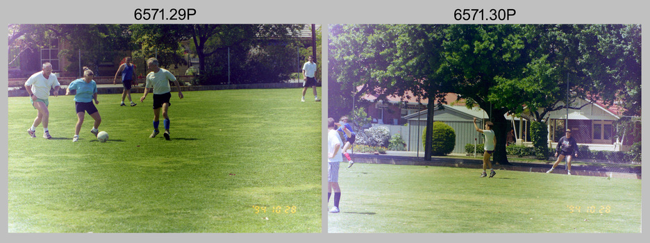 Soccer Match, 4th Field Survey Squadron, Adelaide, SA. 1994.