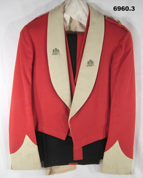 Officers Mess Dress, Jacket, Vest and Trousers.