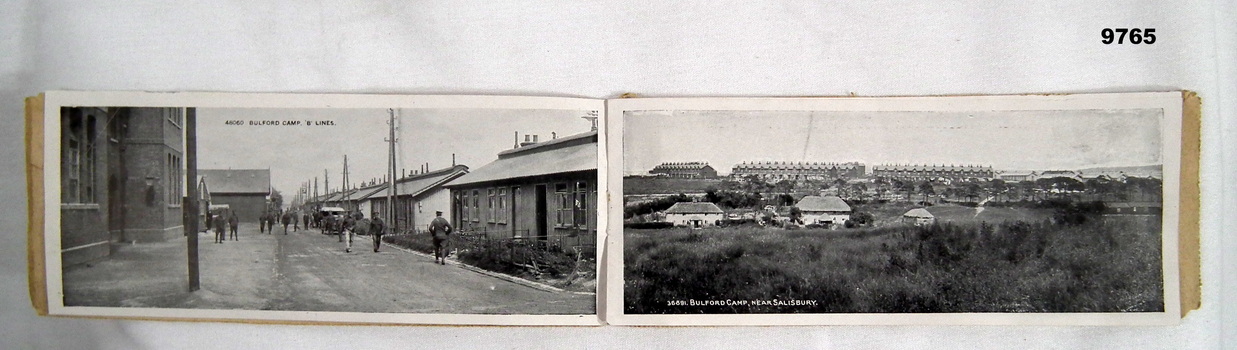 Panoramic Letter card, England WW1.