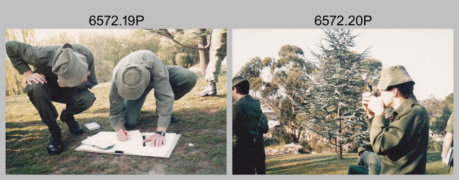 Military Skills Revision - Army Survey Regiment Regimental Training, Fortuna, Bendigo. c1984