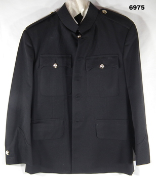 Black Army Mess Dress Jacket.