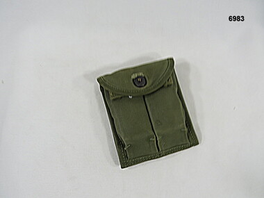 Pouch ammunition pistol two pocket