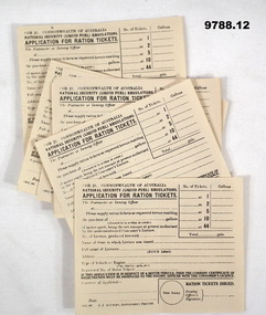 Document - RATION TICKET APPLICATION