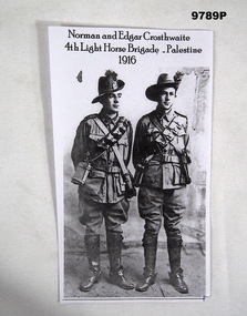 Copy of a photo of the Crosthwaite Brothers.