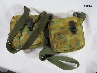 Disruptive pattern water pouch and outer cover.