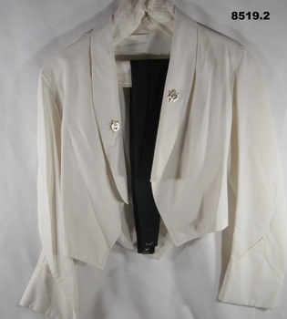 White Mess Jacket with Cummerbund.