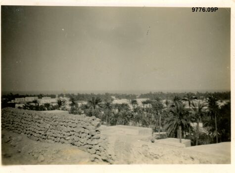 9776.09P Western Desert Tobruk General view of Tobruk  the building Italian Hospital