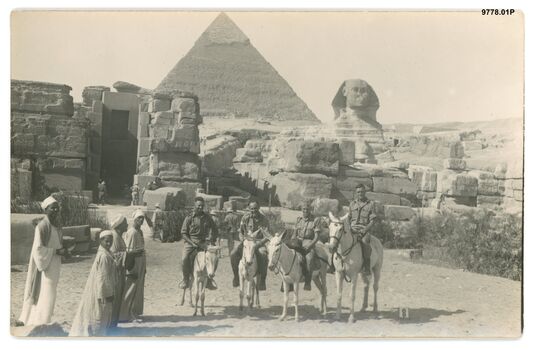9778.01P Egypt Cairo  Pyramids Another to the collection rogues gallery 11 November  1941