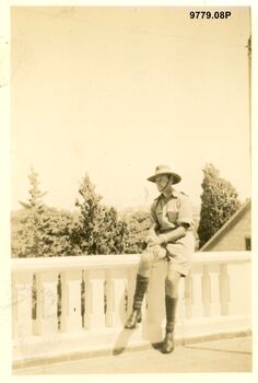 9779.08P Egypt Cairo Soldier seated  no information