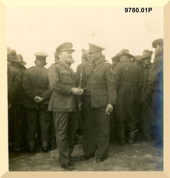 9780.01P Lebanon Bechmazzine, Brigadier Tovell and Lt Col Evans  May 1942