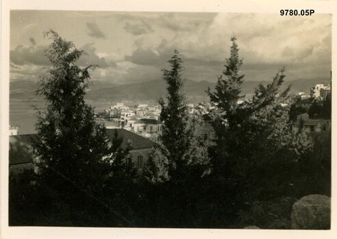 9780.05P Lebanon Beirut Looking out toward Cedars Beirut Feb 1942