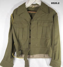 Khaki woollen Battle Dress Jacket.