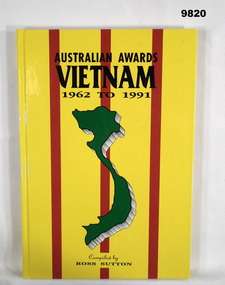 Book of Awards for Vietnam Conflict.