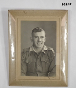 Framed photo of an Australian Soldier.