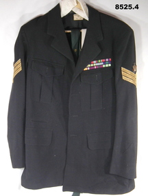 Black woollen Mess Dress jacket.