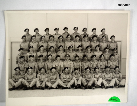 Posed photo of Australian Army Platoon.