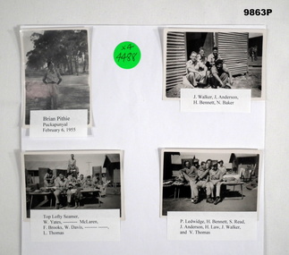 Collage of photos of Australian Soldiers at Training.