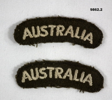 Australian Army cloth shoulder badges