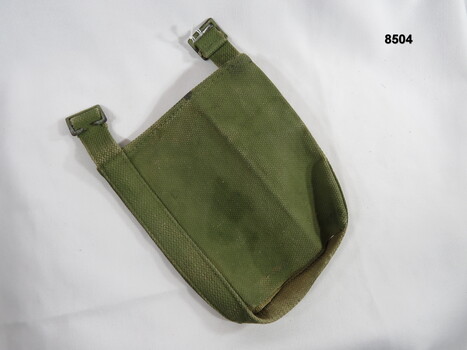 Green water bottle cover carrier.