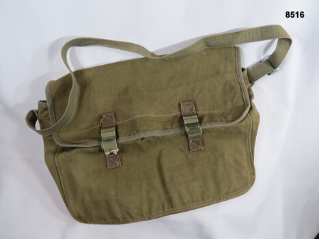 Army green universal carry bag.