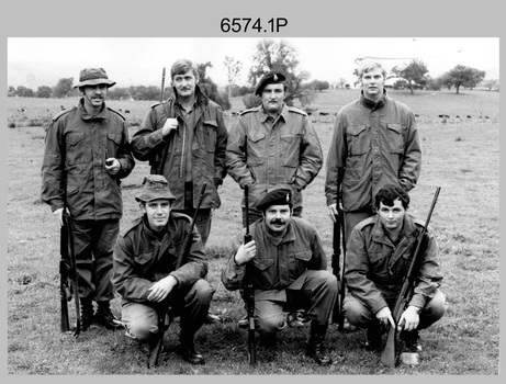 Annual Sport Competition: Flag Day - Army Survey Regiment Verses School of Military Survey, Bendigo. 1974.