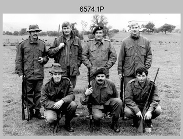 Annual Sport Competition: Flag Day - Army Survey Regiment Verses School of Military Survey, Bendigo. 1974.