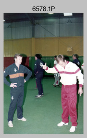 Army Teams Set Continuous Indoor Cricket World Record, Seymour, Victoria, 1986.