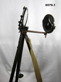 A Survey Instrument with two mirrors located on a tripod