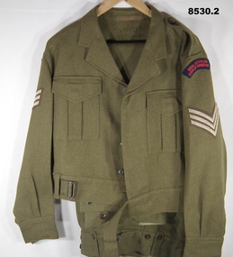 Battle dress, Army - Jacket and trousers.
