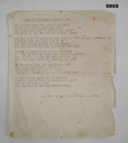 Single sided page with text in black type.