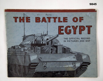 Pictorial book of Egypt, WW2.