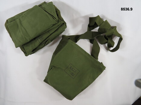 Army Green utility shoulder pouches.