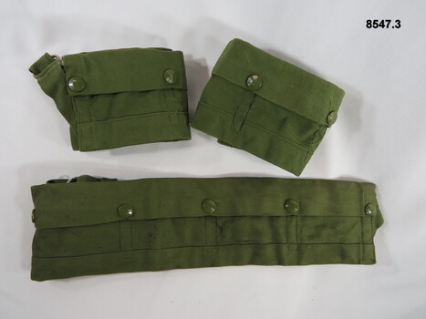 Army green five pocket ammunition Bandolier.