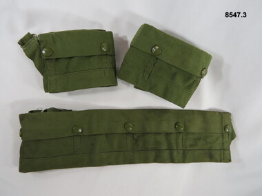 Army green five pocket ammunition Bandolier.