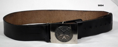 Black leather, St John's Ambulance Belt.