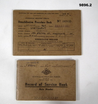 Soldiers Record Books, WW2.