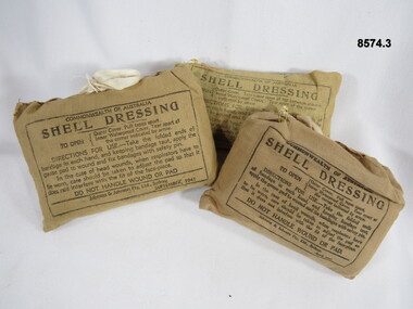 Shell dressings for field wounds.
