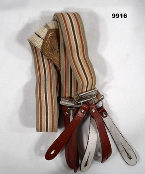 Police braces with associated straps.