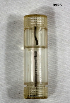Lubricant case with built in spoons.