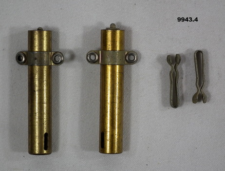 Parts from a booby trap set up.