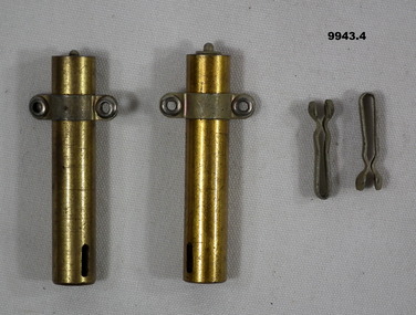 Parts from a booby trap set up.