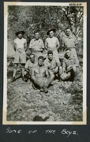 Group photograph of 2/31st men, likely taken in Syria                                             