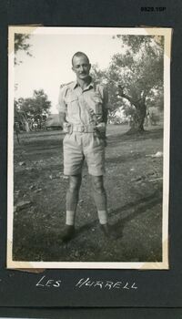 Leslie Hurrell NGX22. Leslie enlisted at Rabaul New Guinea in 1940, served in the Middle East, then in New Guinea, where he was killed in December 1942