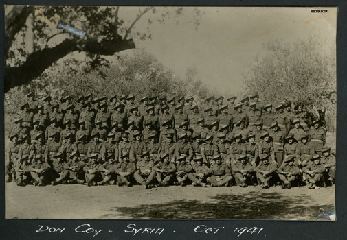 D Company Syria October 1941