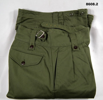 Green Army Work Dress Trousers.
