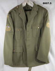 Khaki Jacket and trousers - Service Dress.
