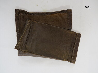 Brown waterproof wallet, large pocket inside.