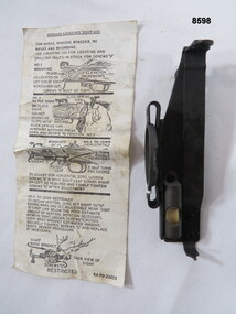 Metal Grenade launcher - sight M15, Metal construction.