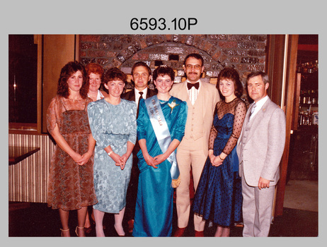 Army Survey Regiment’s entrant - 2LT Kathie Ryan Miss Australia Charity Quest, Bendigo, Victoria. 1985.